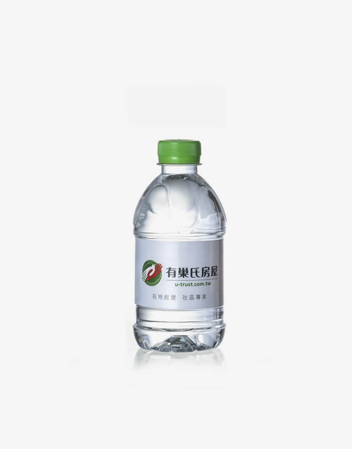 客製瓶裝水280ml-專業客製水，礦泉水瓶身、設計瓶裝水