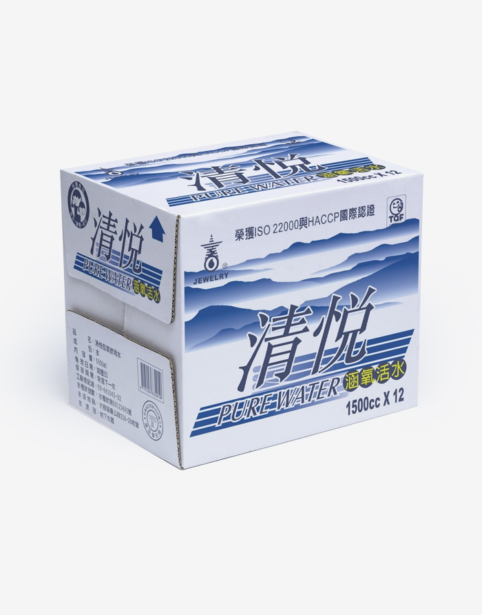 清悅涵氧活水1500ml-礦泉水、瓶裝水